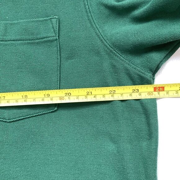 L.L.Bean Traditional Fit Short Sleeve Half Button Cotton Men’s Shirt Size L - Picture 3 of 5